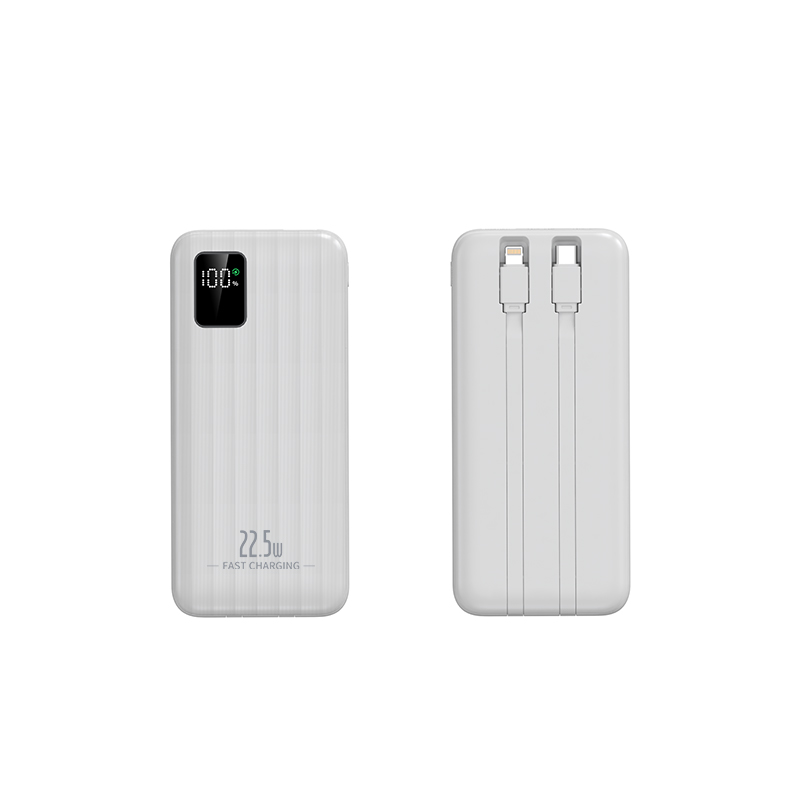 PWB-10000mAh POWERBANK PORTABLE USB CHARGE WHITE