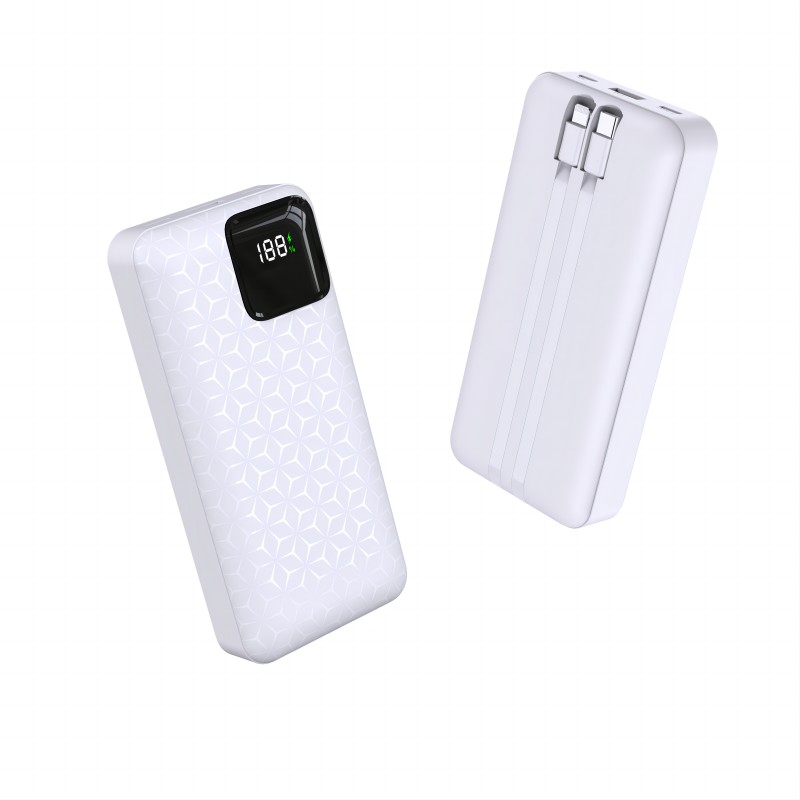 PWB-POWERBANK K16 10000MAH LED DISPLAY FAST CHARGER