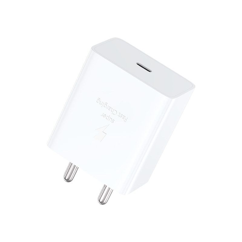 HOT SELL 25W INDIAN PLUG CHARGER FOR SUPER FAST WHITE