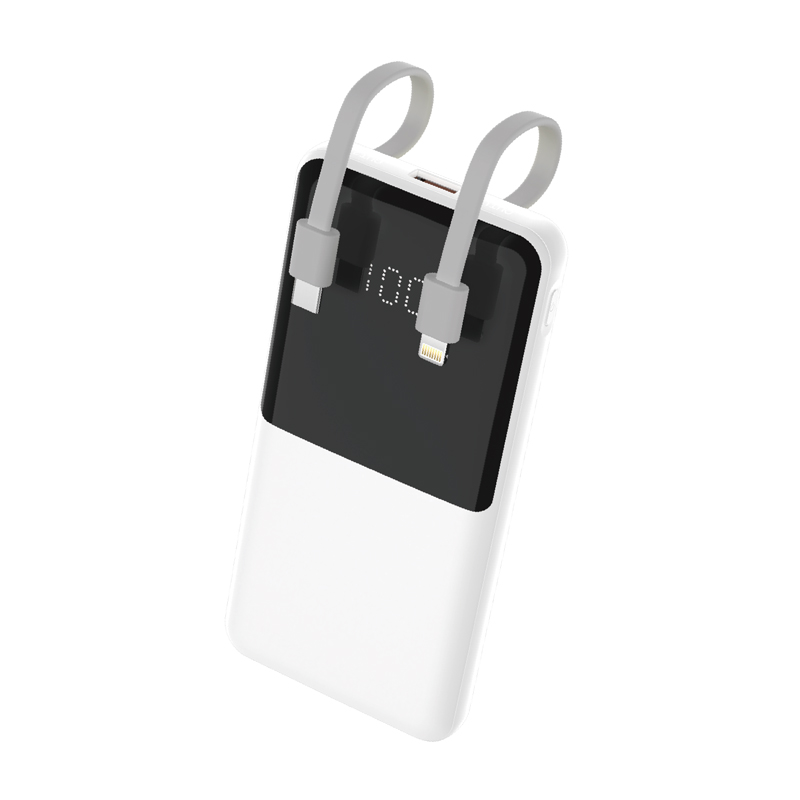 PWB-K01 10000MAH POWERBANNK WHITE WITH USB