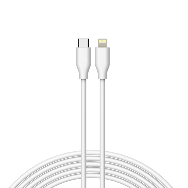 CB-PVC01 C-L PIN 27W 1M CABLE PVC FAST CHARGE WHITE