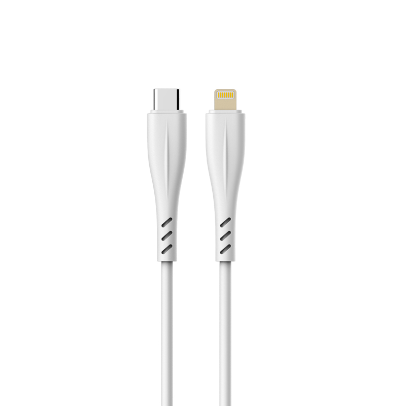 CB-PVC02 C-L PIN 1M 27W CABLE PVC FAST CHARGE WHITE