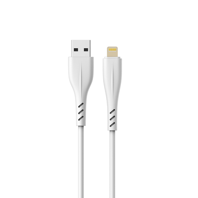 CB-PVC02 USB-LIGHTNING CABLE 1M PVC FAST CHARGE WHITE