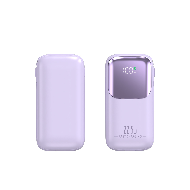 PWB-M02 5000MAH POWERBANK WITH LED PURPLE