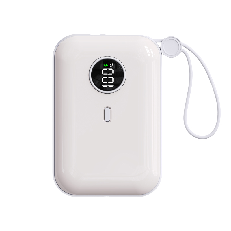 PWB-M03 5000MAH POWERBANK WITH CABLE OFF WHITE