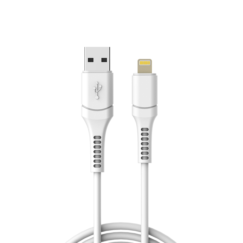 CB-PVC03 USB-LIGHTNING 1M 2A CABLE FOR PHONE WHITE