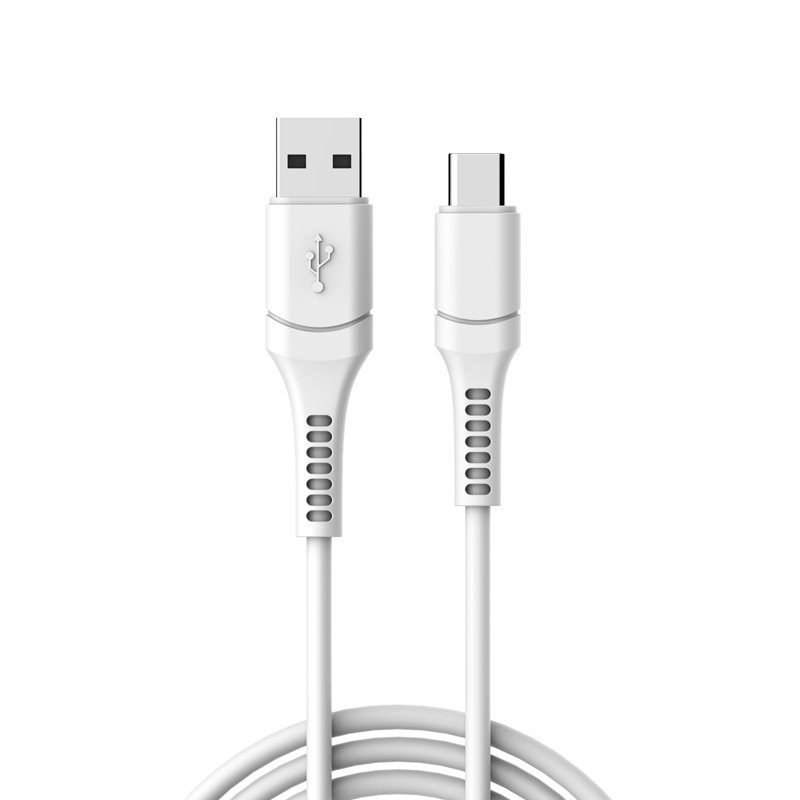 CB-PVC03 USB-TC 1M 2A CABLE FOR PHONE WHITE